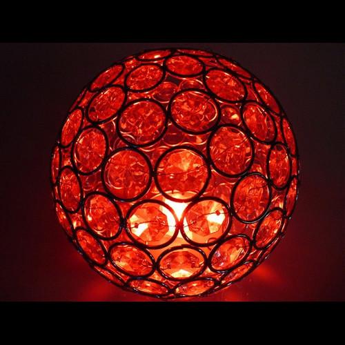 Crystal Ball Chandelier Hanging Decor, 6-1/2-Inch