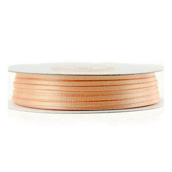 Double Faced Satin Ribbon, 1/16-inch, 100-yard, Peach