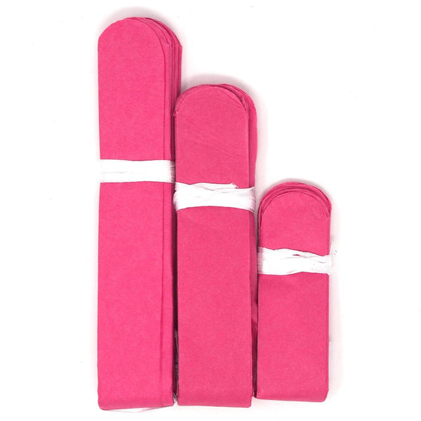 Hanging Paper Pom Poms Ball Centerpiece, Hot Pink, Assorted Sizes, 3-Piece