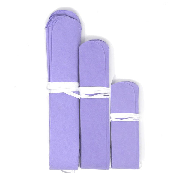 Hanging Paper Pom Poms Ball Centerpiece, Lavender, Assorted Sizes, 3-Piece