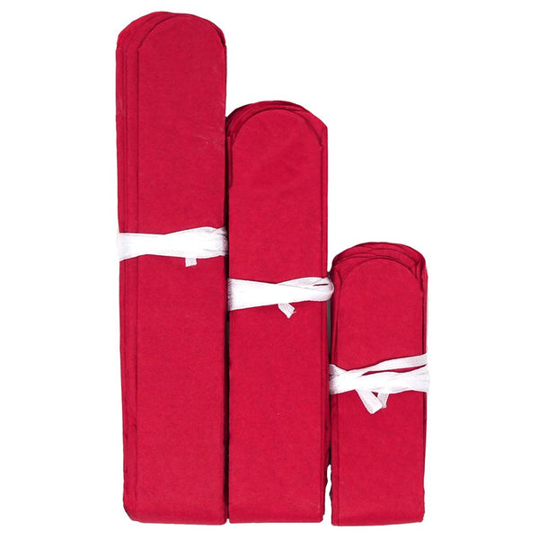 Hanging Paper Pom Poms Ball Centerpiece, Red, Assorted Sizes, 3-Piece