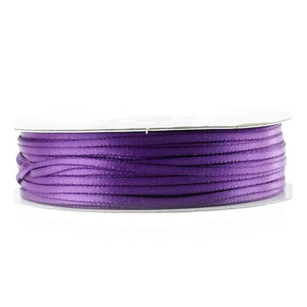 Double Faced Satin Ribbon, 1/16-inch, 100-yard, Purple