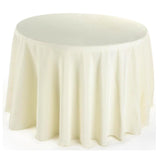 Round Fabric Table Cloth Cover, 120-Inch