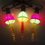 Plastic Bubble Lights Christmas Decor, Multi-Color, 16-Feet