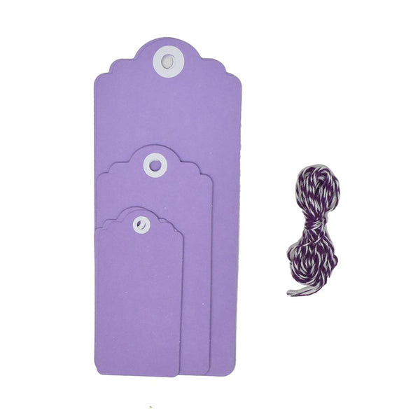 Cardstock Tag Medley Set, 12-Piece, Lilac